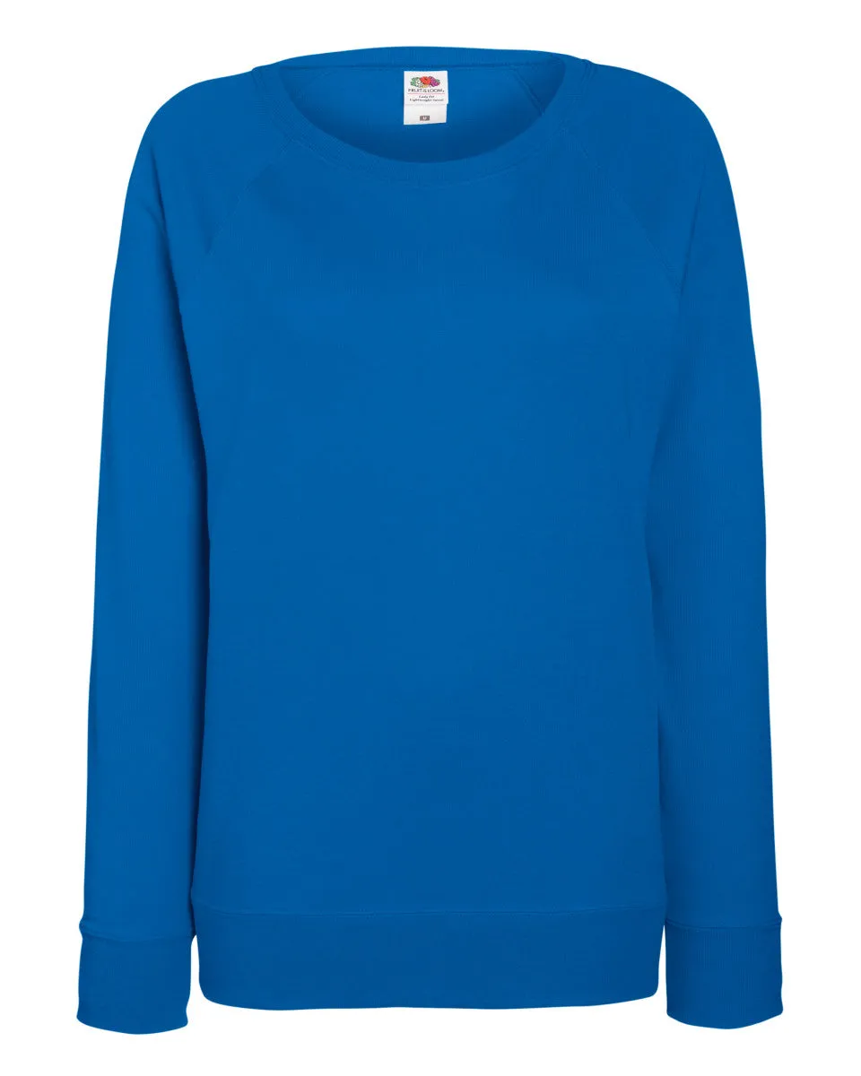 62146 Fruit Of The Loom Lady-Fit Lightweight Raglan Sweat
