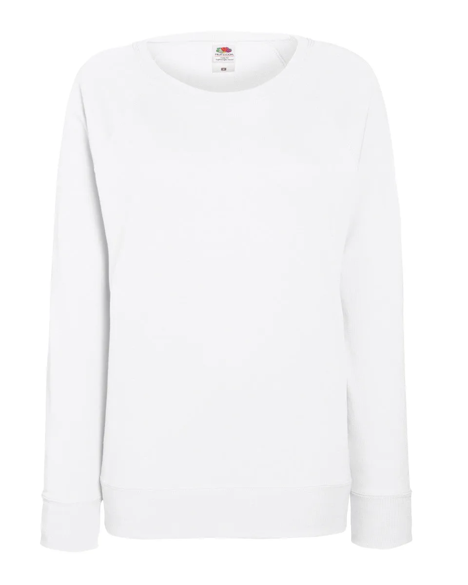 62146 Fruit Of The Loom Lady-Fit Lightweight Raglan Sweat