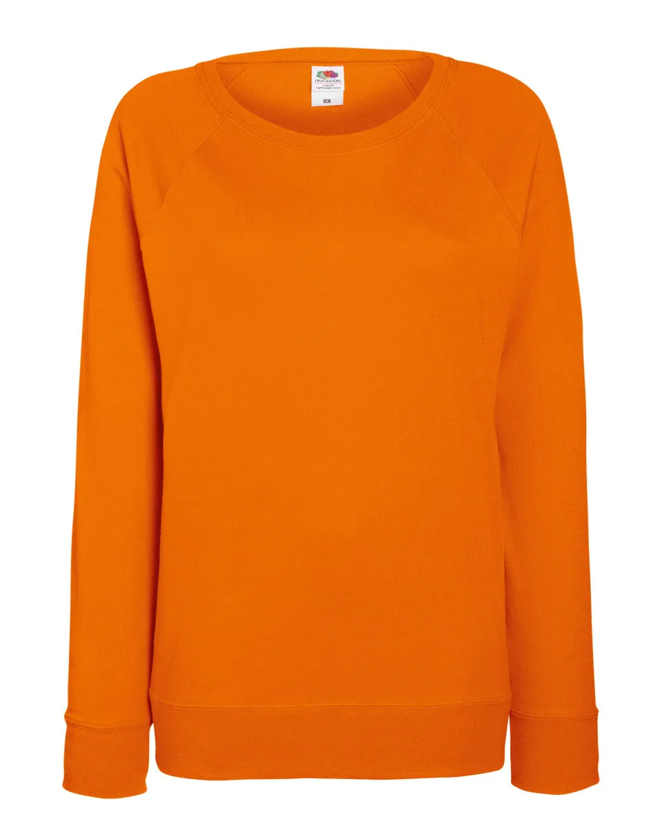 62146 Fruit Of The Loom Lady-Fit Lightweight Raglan Sweat