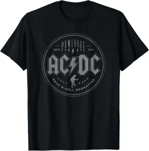 AC/DC Rock Music Band Rock N Roll Damnation T-Shirt