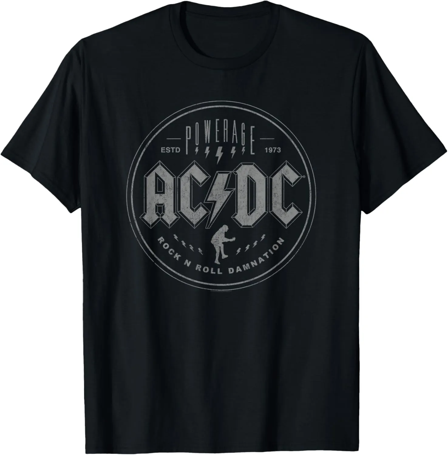 AC/DC Rock Music Band Rock N Roll Damnation T-Shirt