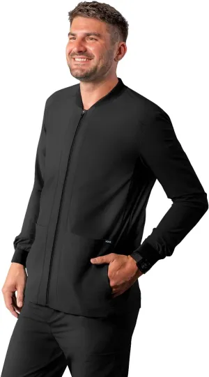 Adar Addition Scrubs for Men - Zippered Bomber Scrub Jacket