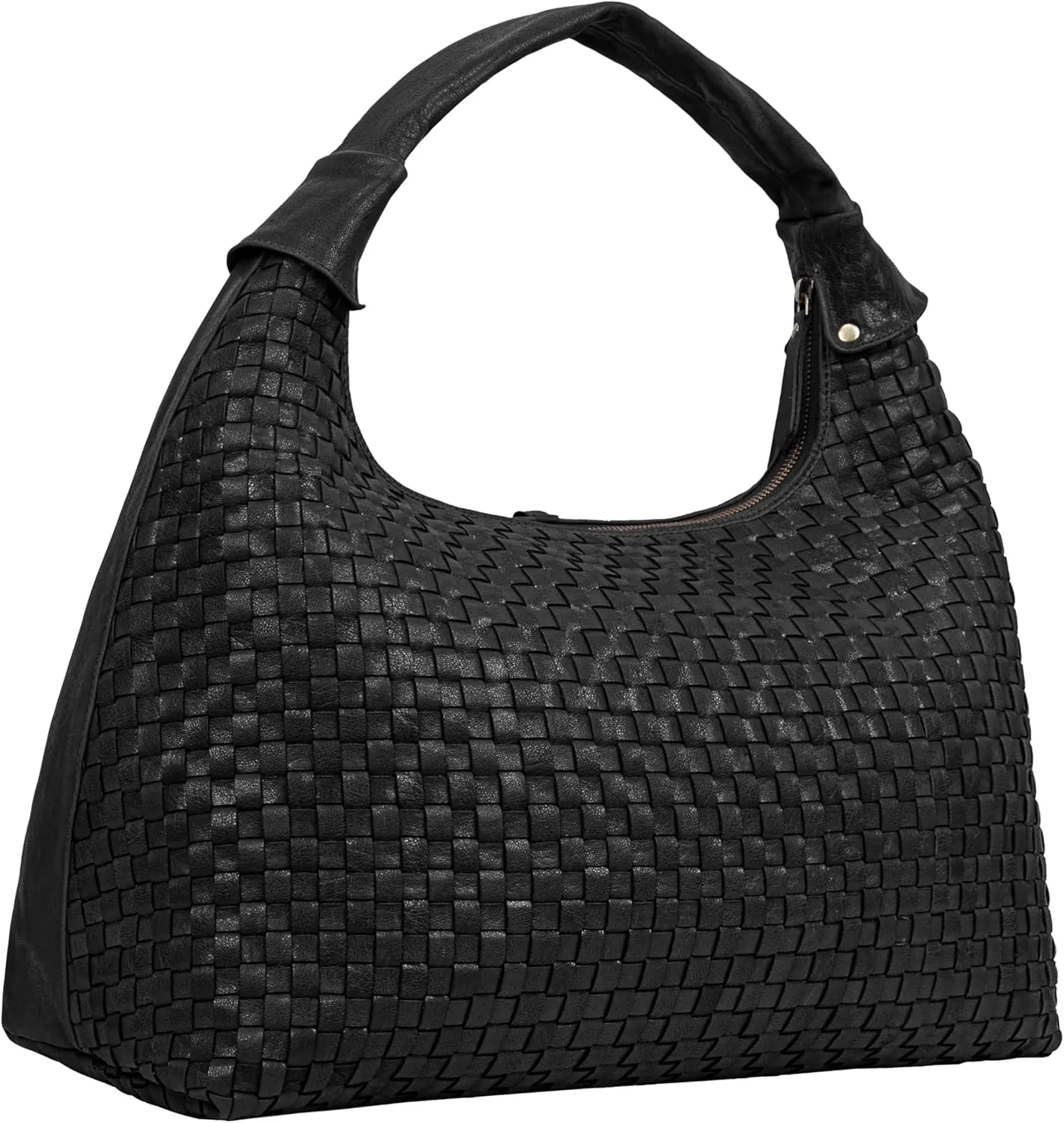 ANTONIO VALERIA Addison Braided Leather Tote Bag for Women