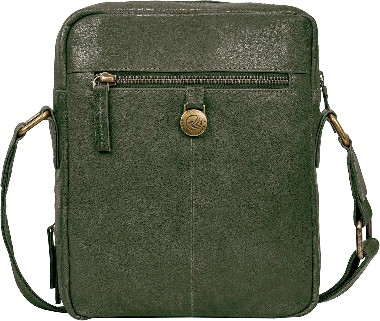 ANTONIO VALERIA Alex Washed Leather Crossbody Bag