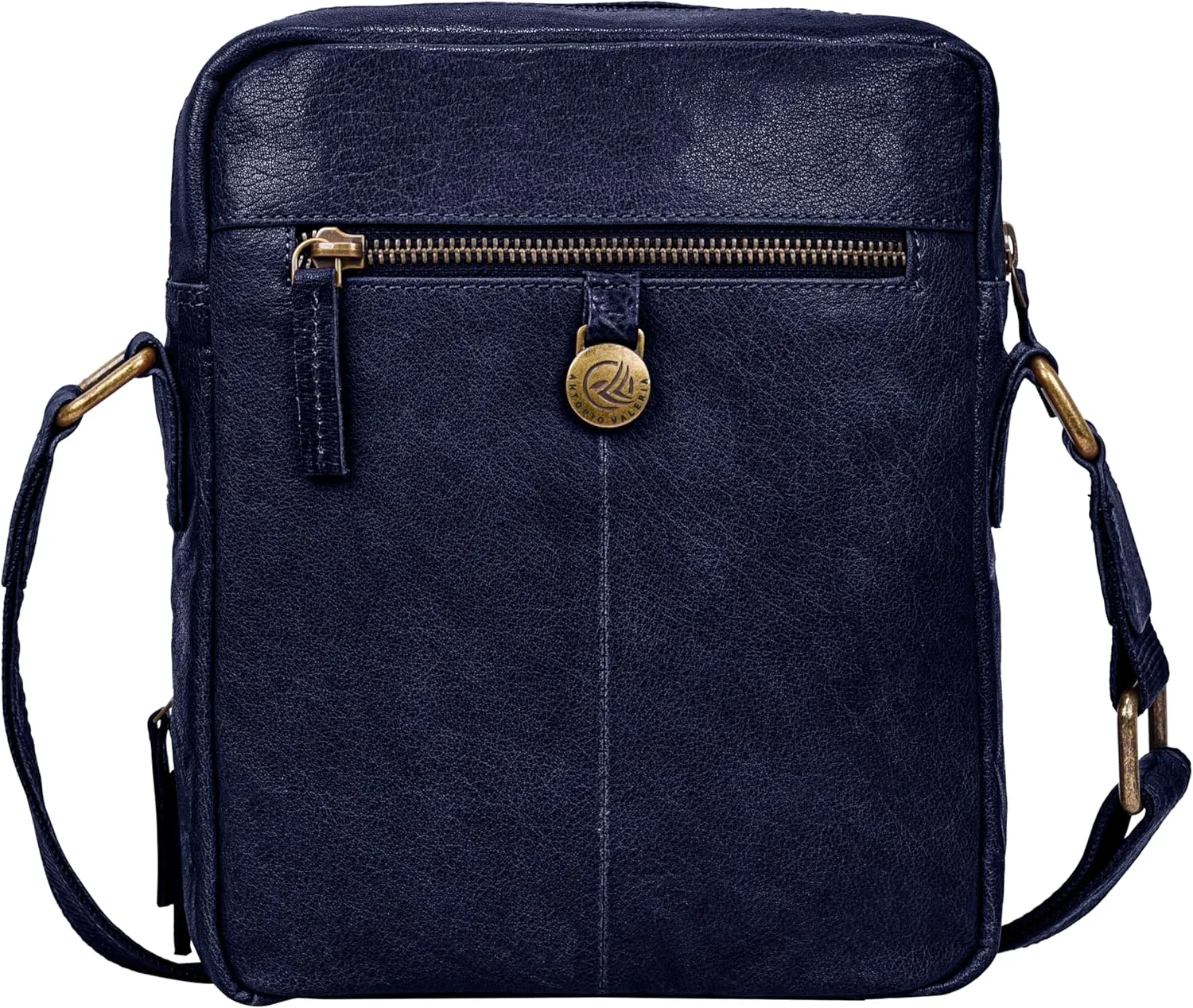 ANTONIO VALERIA Alex Washed Leather Crossbody Bag