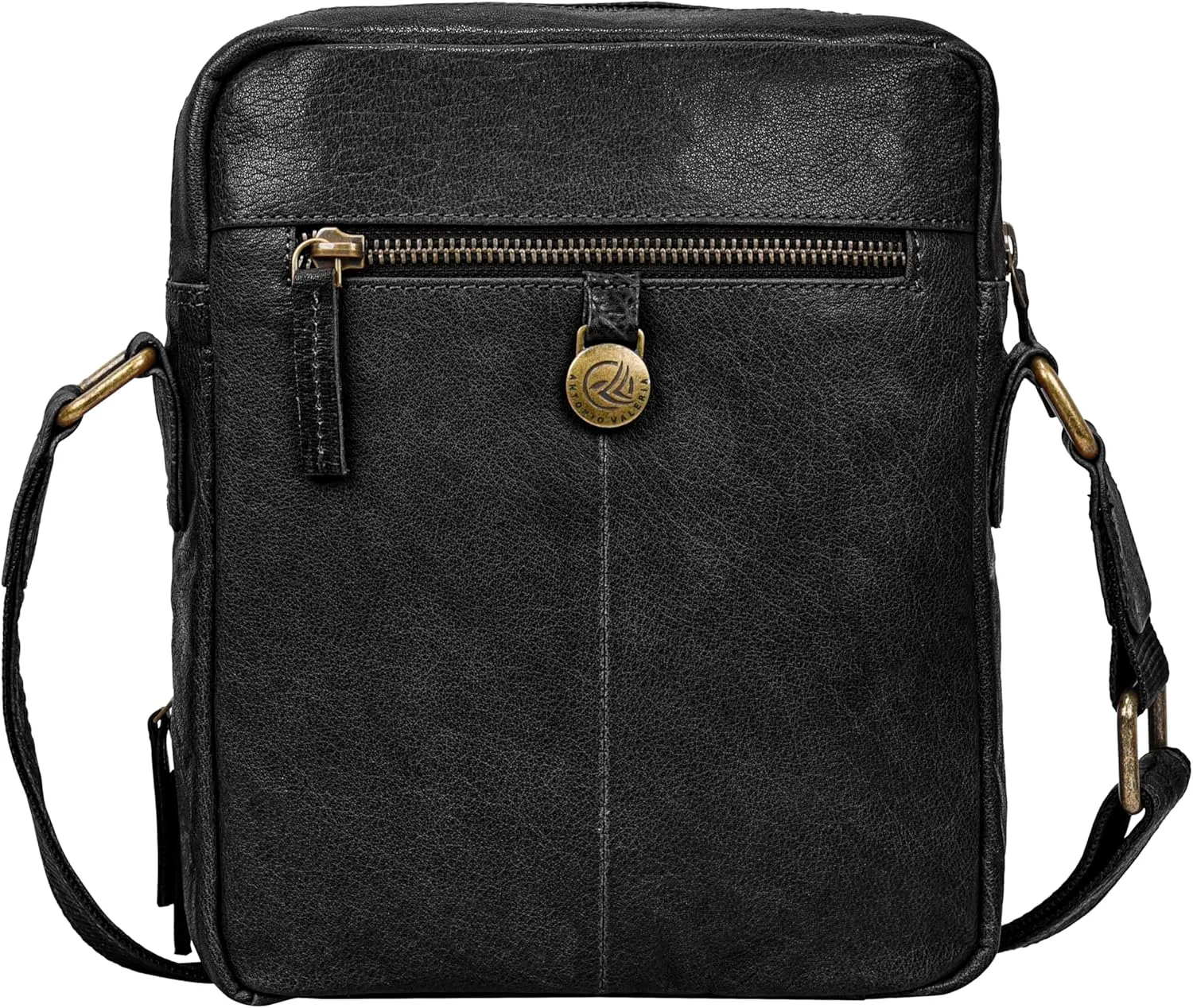 ANTONIO VALERIA Alex Washed Leather Crossbody Bag
