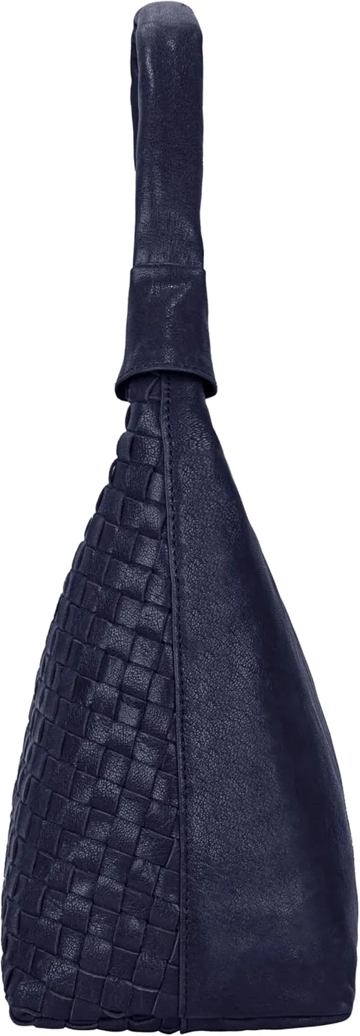 ANTONIO VALERIA Allison Braided Leather Tote Bag for Women