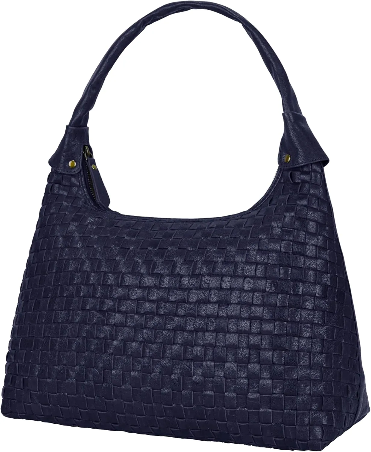 ANTONIO VALERIA Allison Braided Leather Tote Bag for Women