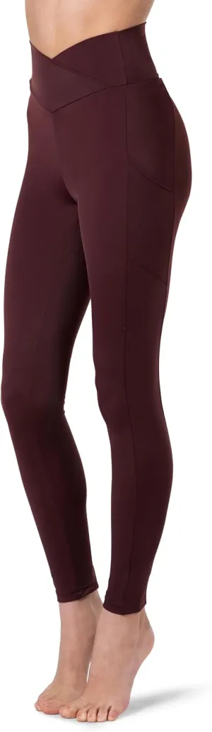 Balera Leggings with Crossover V-Waistband for Girls & Women Perfect for Dance