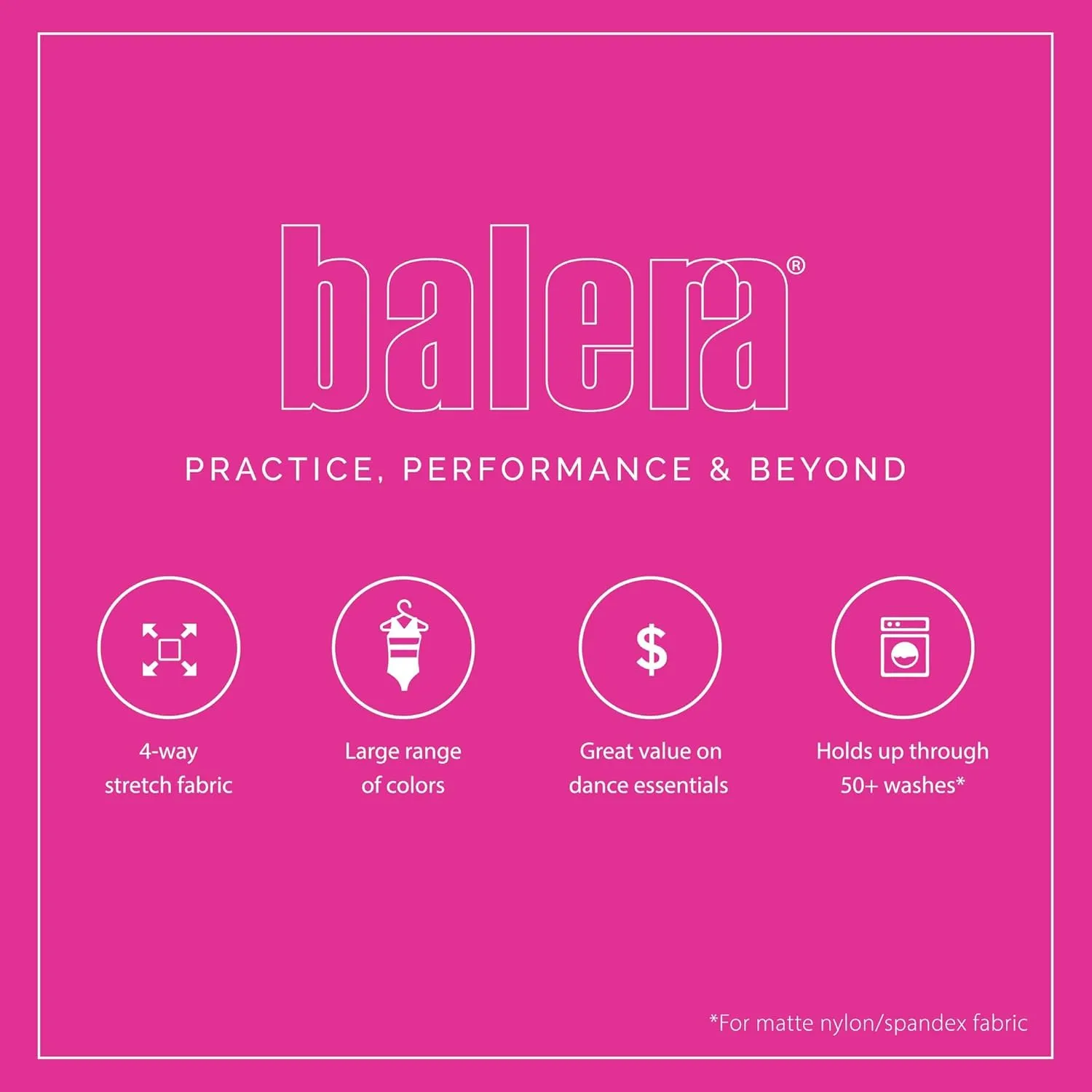 Balera Leggings with Crossover V-Waistband for Girls & Women Perfect for Dance