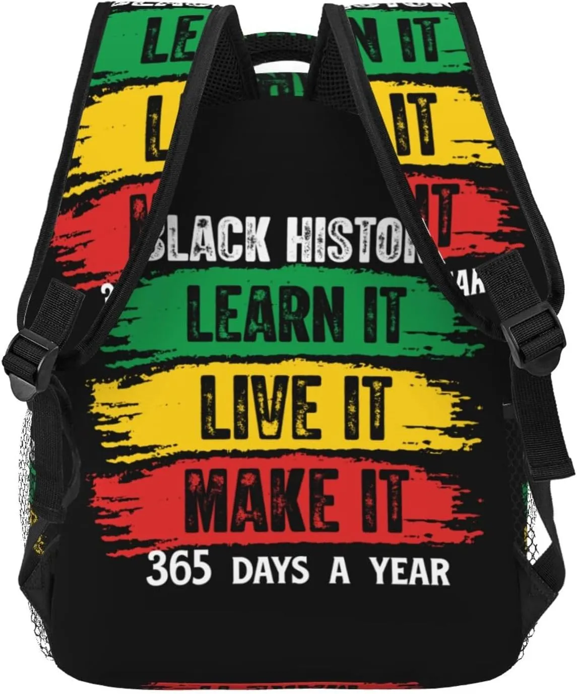 Black History Month Backpack Lightweight Laptop Backpack Casual Daypack Travel Double Shoulder Bag For Women Men