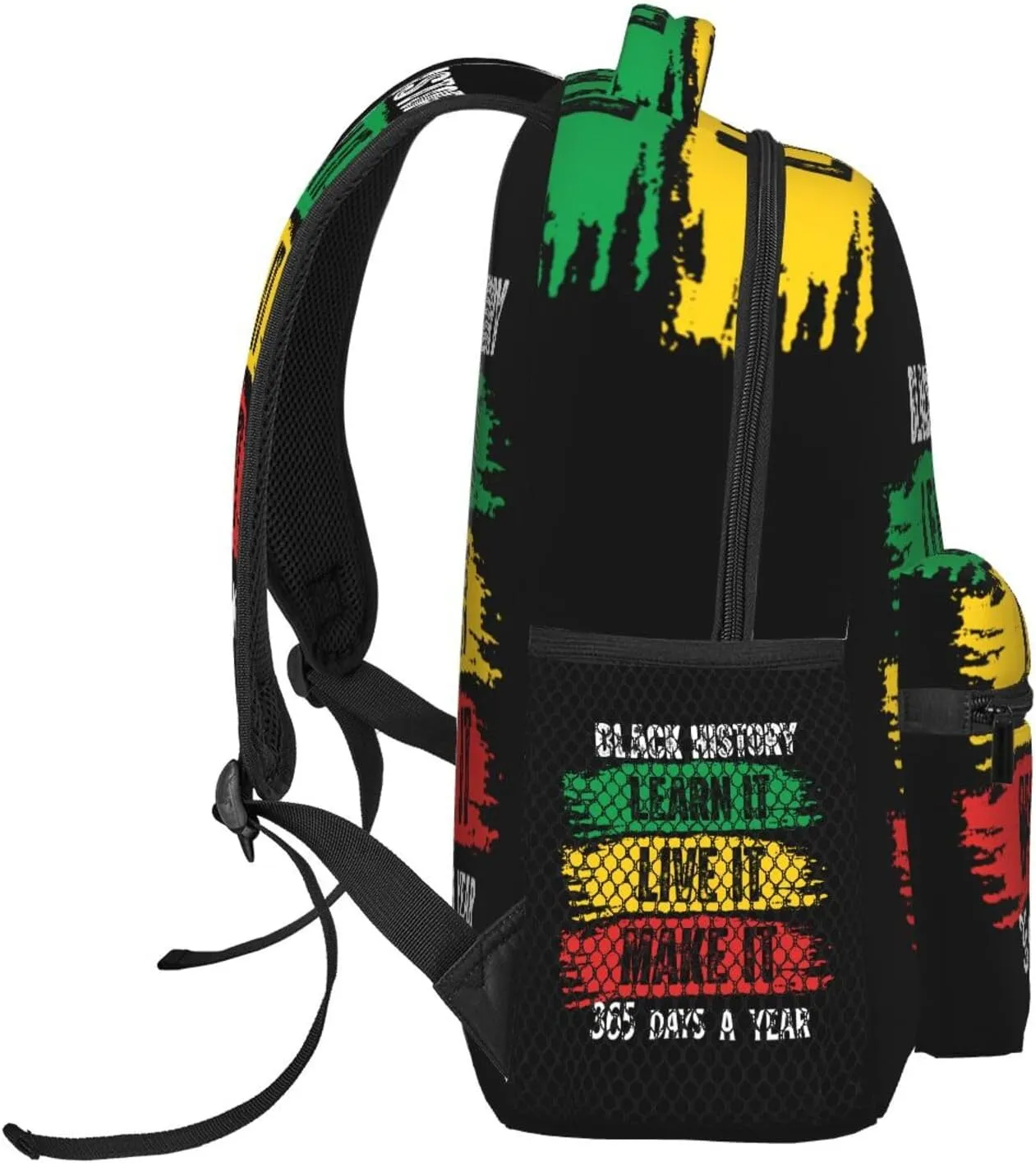 Black History Month Backpack Lightweight Laptop Backpack Casual Daypack Travel Double Shoulder Bag For Women Men