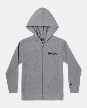 Boys Ripper II Zip Hoodie - Heather Grey