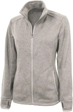 Charles River Apparel Women's Heathered Fleece Jacket