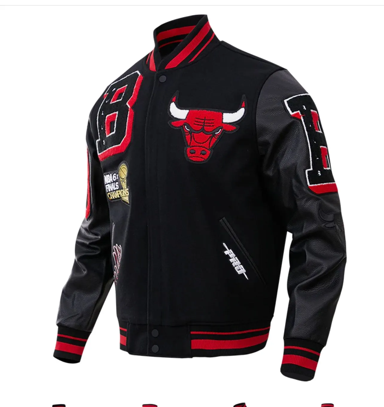 Chicago Bulls Pro Standard Mash Up Varsity Jacket