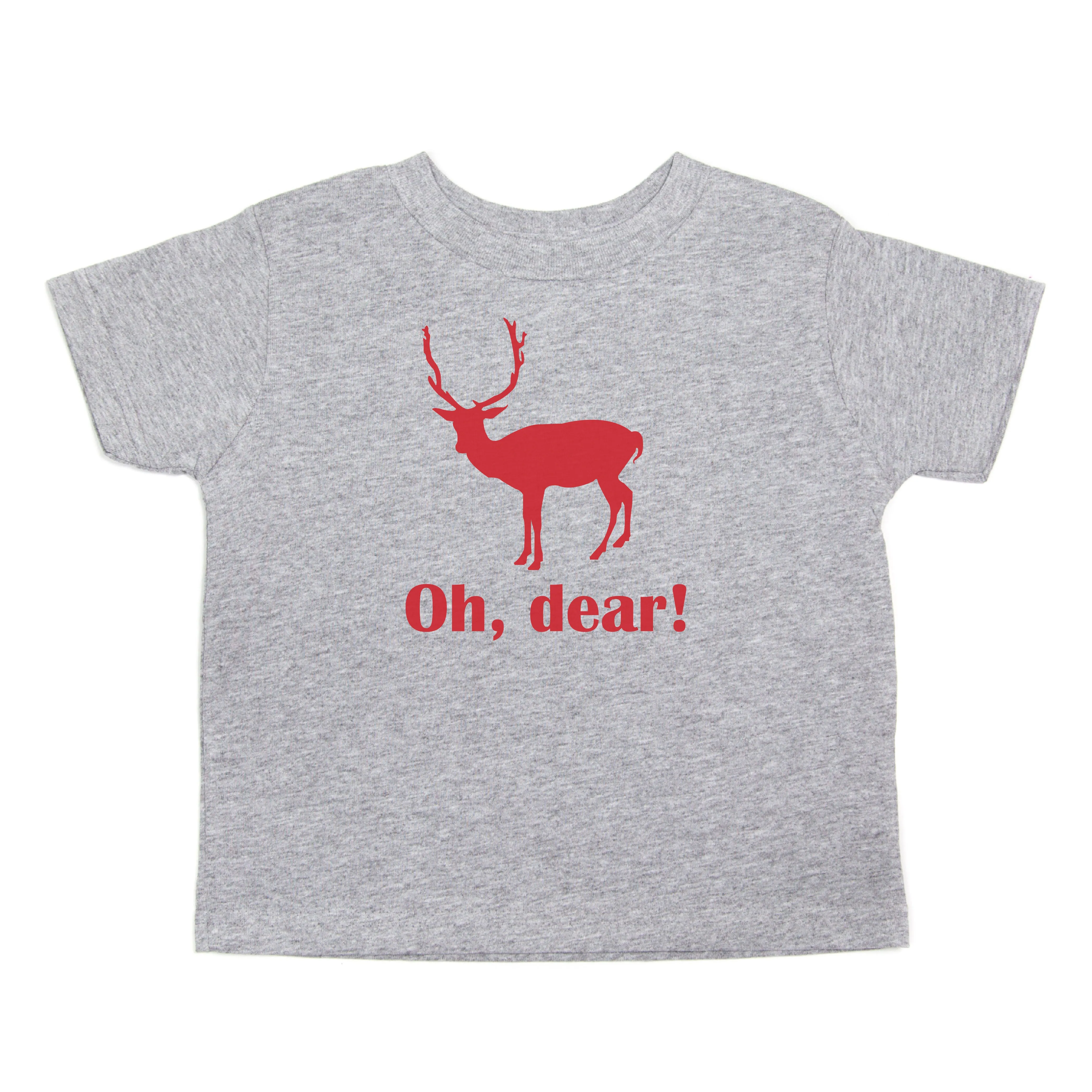 Christmas Oh Dear Toddler Short Sleeve T-Shirt