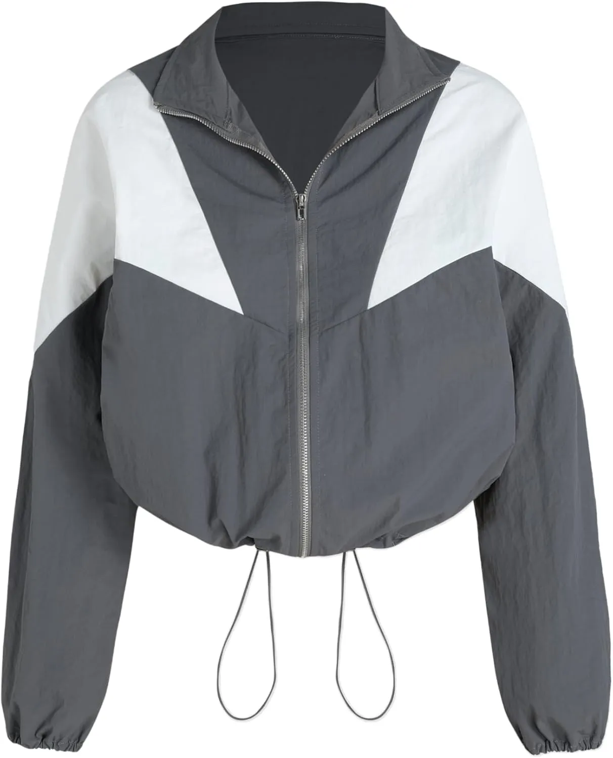 CIDER Women's Color Block Drawstring Jacket