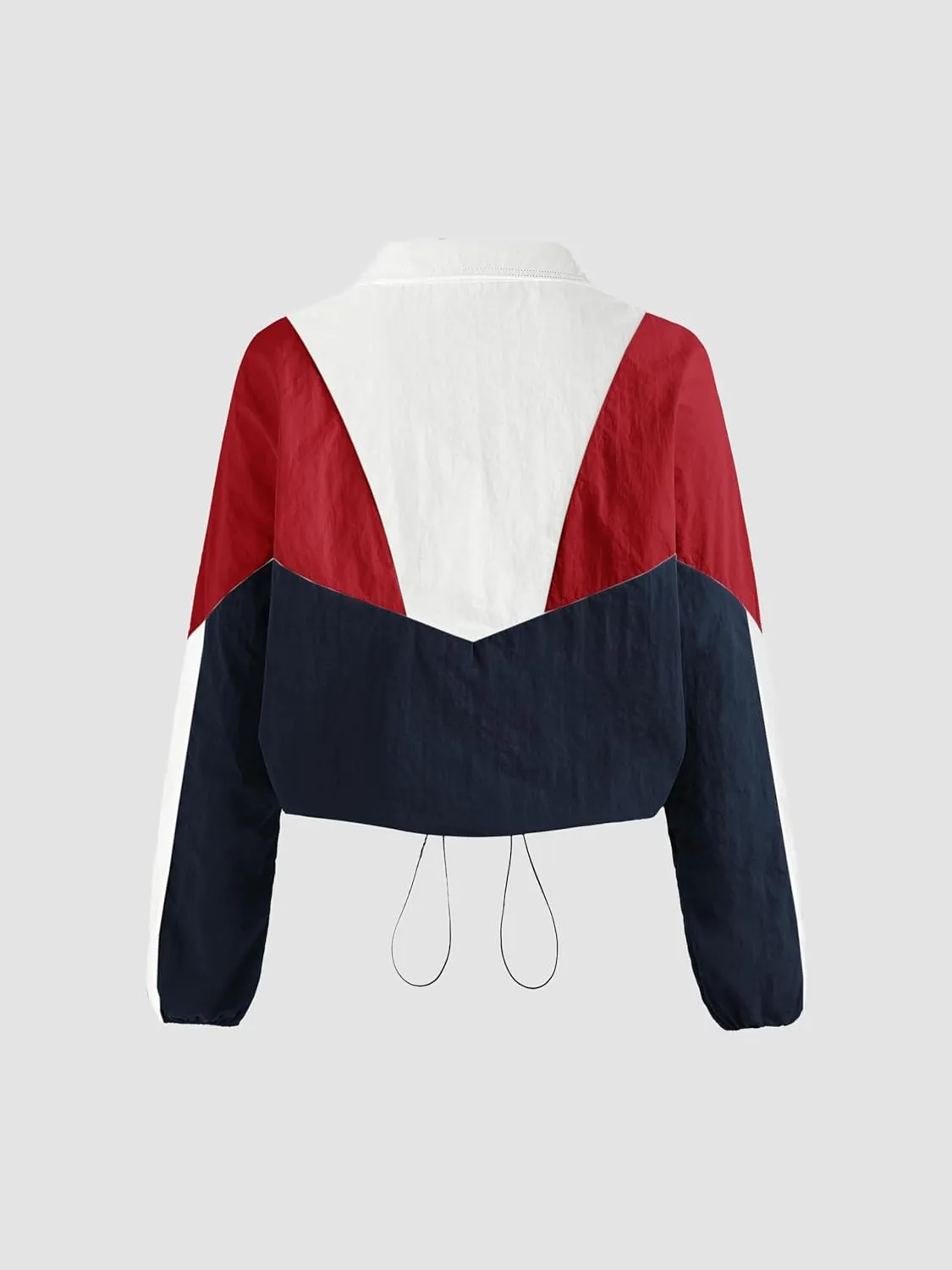 CIDER Women's Color Block Drawstring Jacket