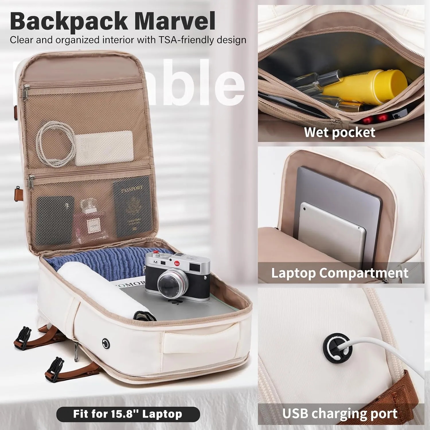 Coolife Luggage Set Suitcase Carry On Luggage PC Hardshell Luggage TSA Lock Spinner Wheels Telescopic Handle