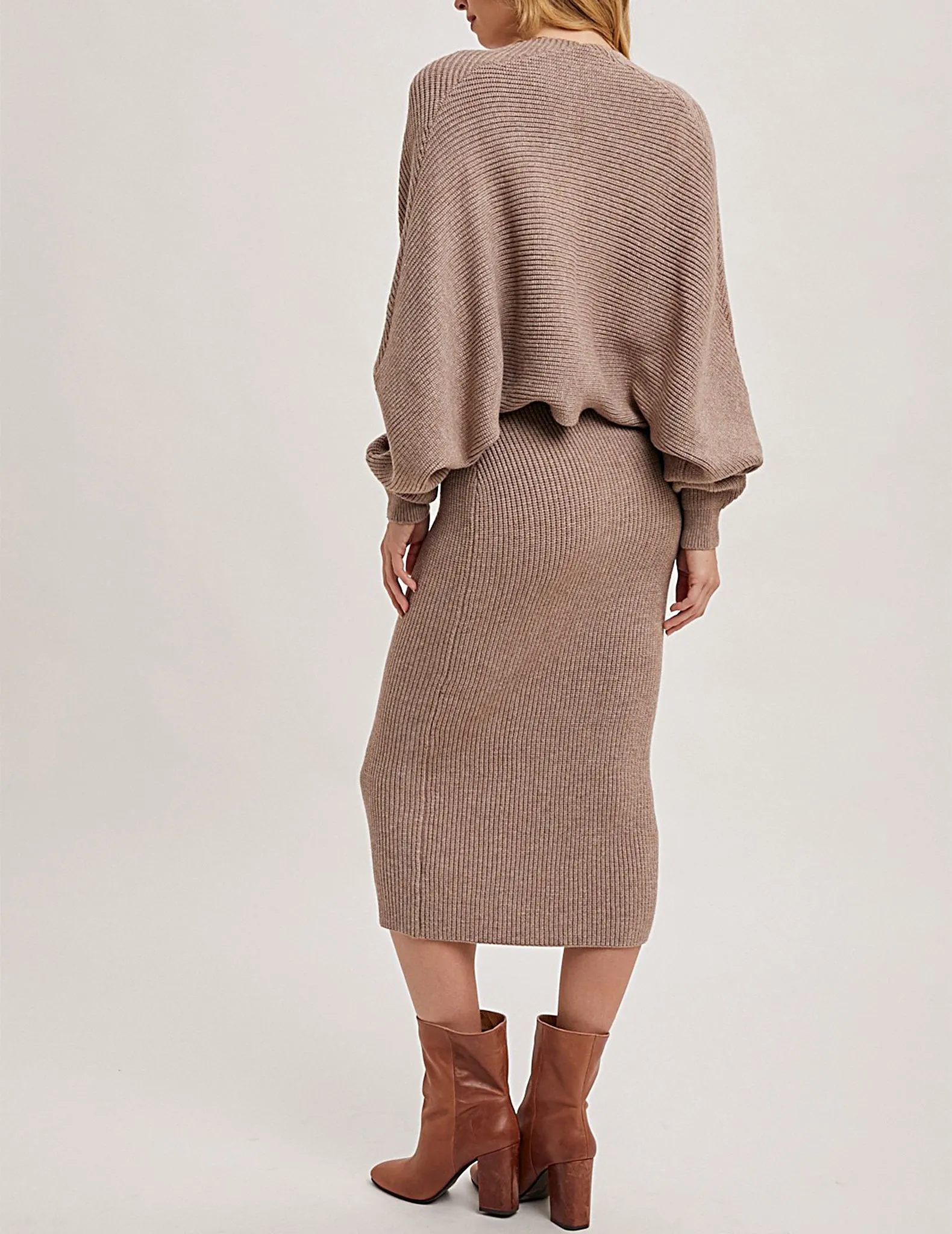 Dana Knit Dress   Shrug Set