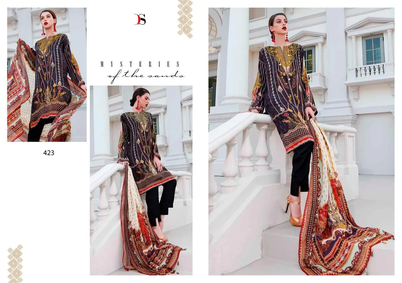 Deepsy Suits Elan Vol 10 Satin Silk Pakistani Wear Suits