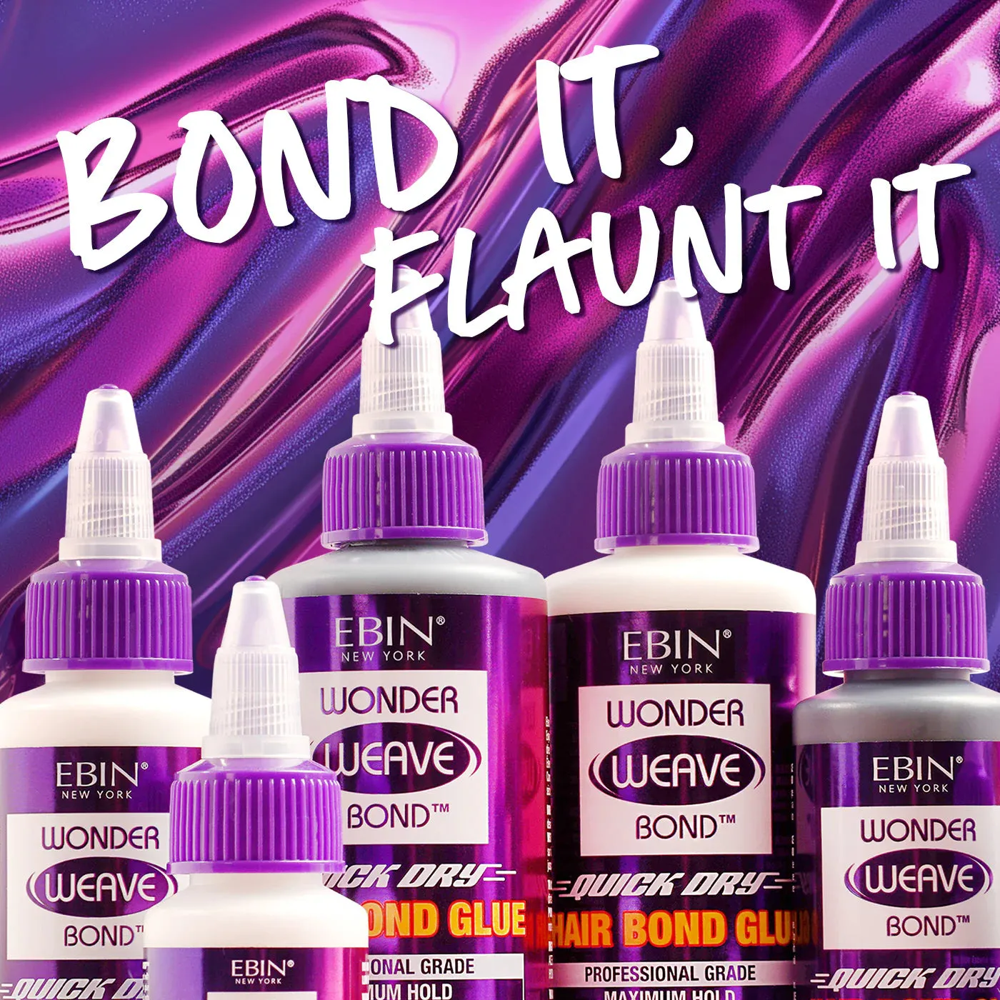 Ebin New York Wonder Weave Bond Hair Bond Glue (Black)