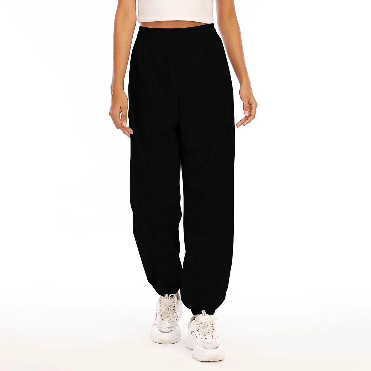 Fleece Jogger Sets for Women 2 Piece Oversized Hoodie Sweatshirt Fuzzy Sweatpants Lounge Set Winter Outfit w/Pockets