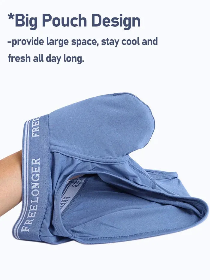 FreeLonger Men's ComfyBig Separate Pouch Thermal Underwear