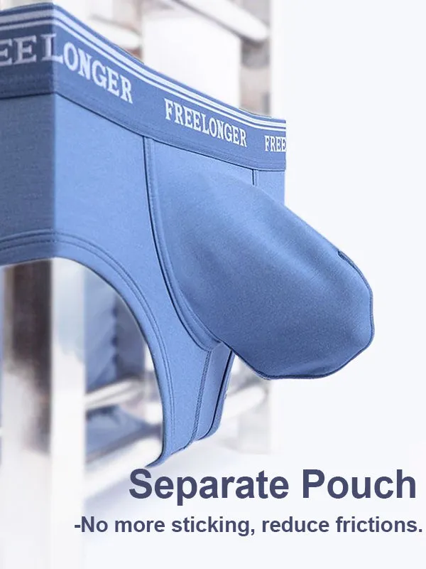 FreeLonger Men's ComfyBig Separate Pouch Thermal Underwear