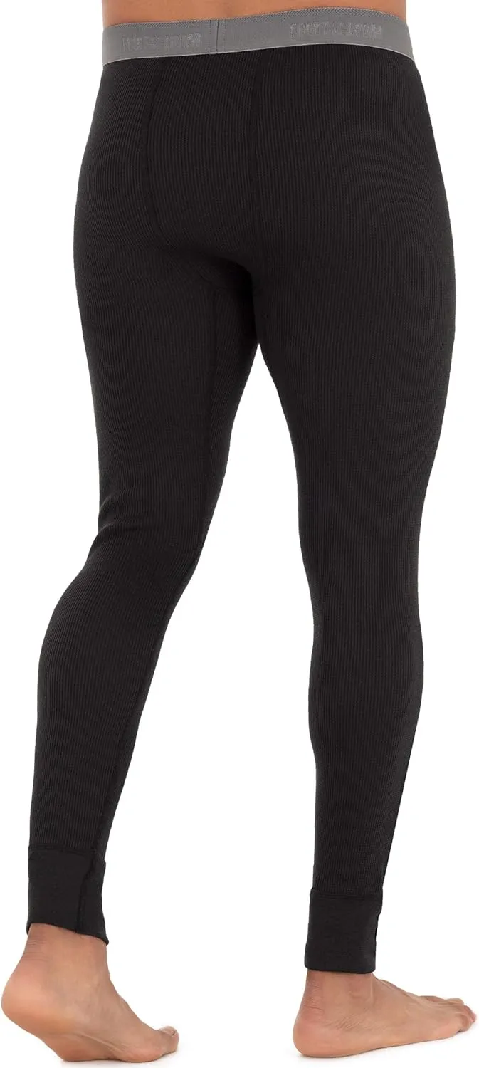 Fruit of the Loom mens Recycled Premium Waffle Thermal Underwear Long Johns Bottom