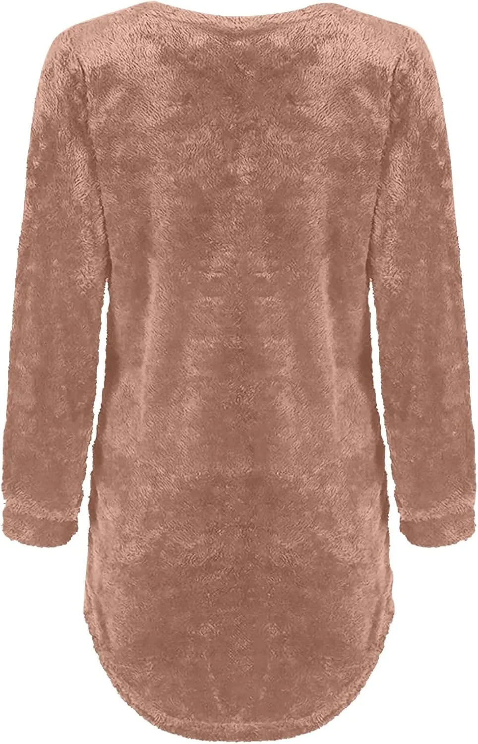 GIERIDUC Women's Oversized Sweaters 2024 Fall Fuzzy Warm Long Pullover Pockets Crewneck Long Sleeve Tunic Tops for Leggings