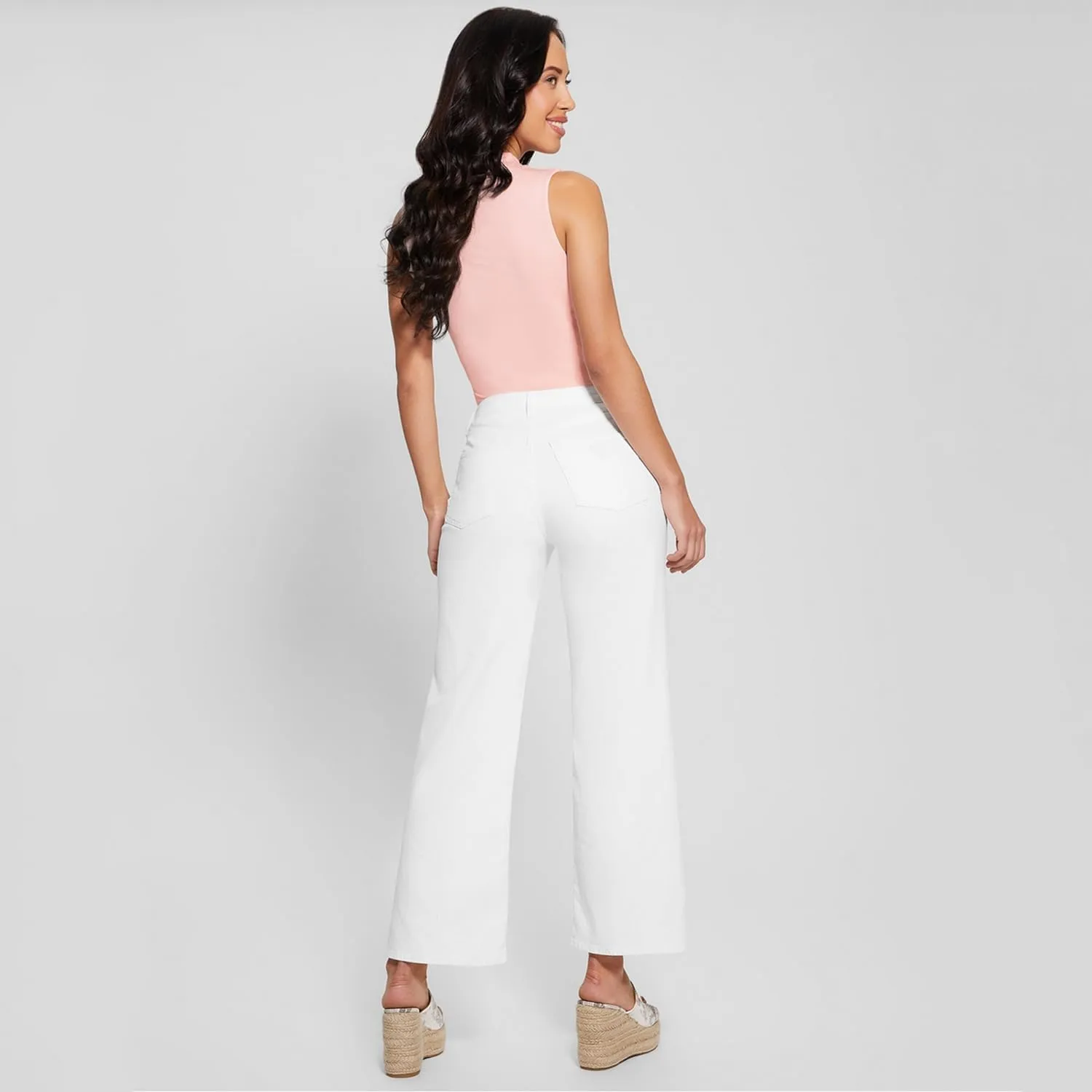 GUESS Women's Eco Wide Leg Jean