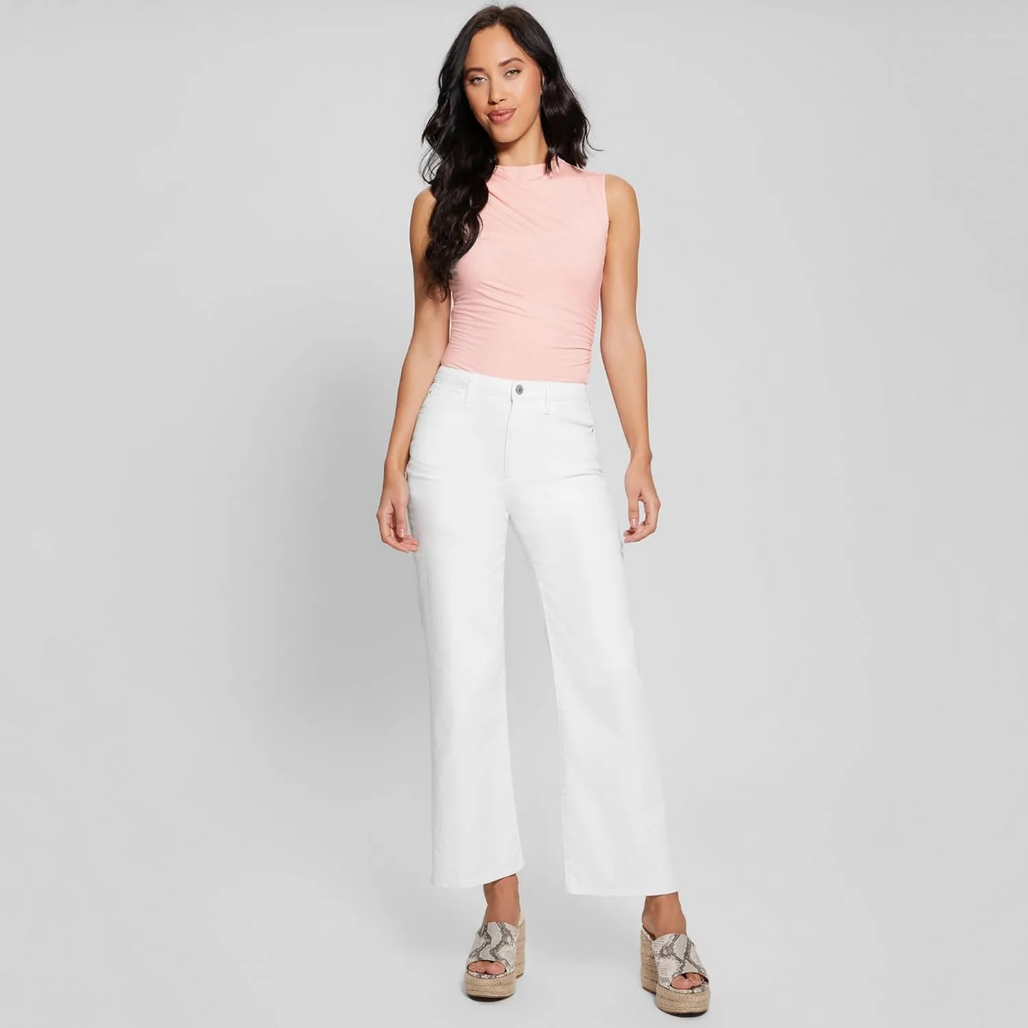 GUESS Women's Eco Wide Leg Jean