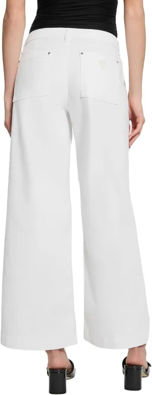 GUESS Women's Eco Zoya Wide Leg Crop