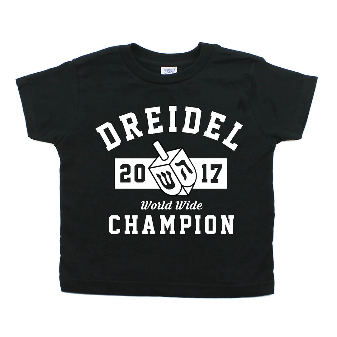 Hanukkah Dreidel Champion 2016 Toddler Cotton T-Shirt