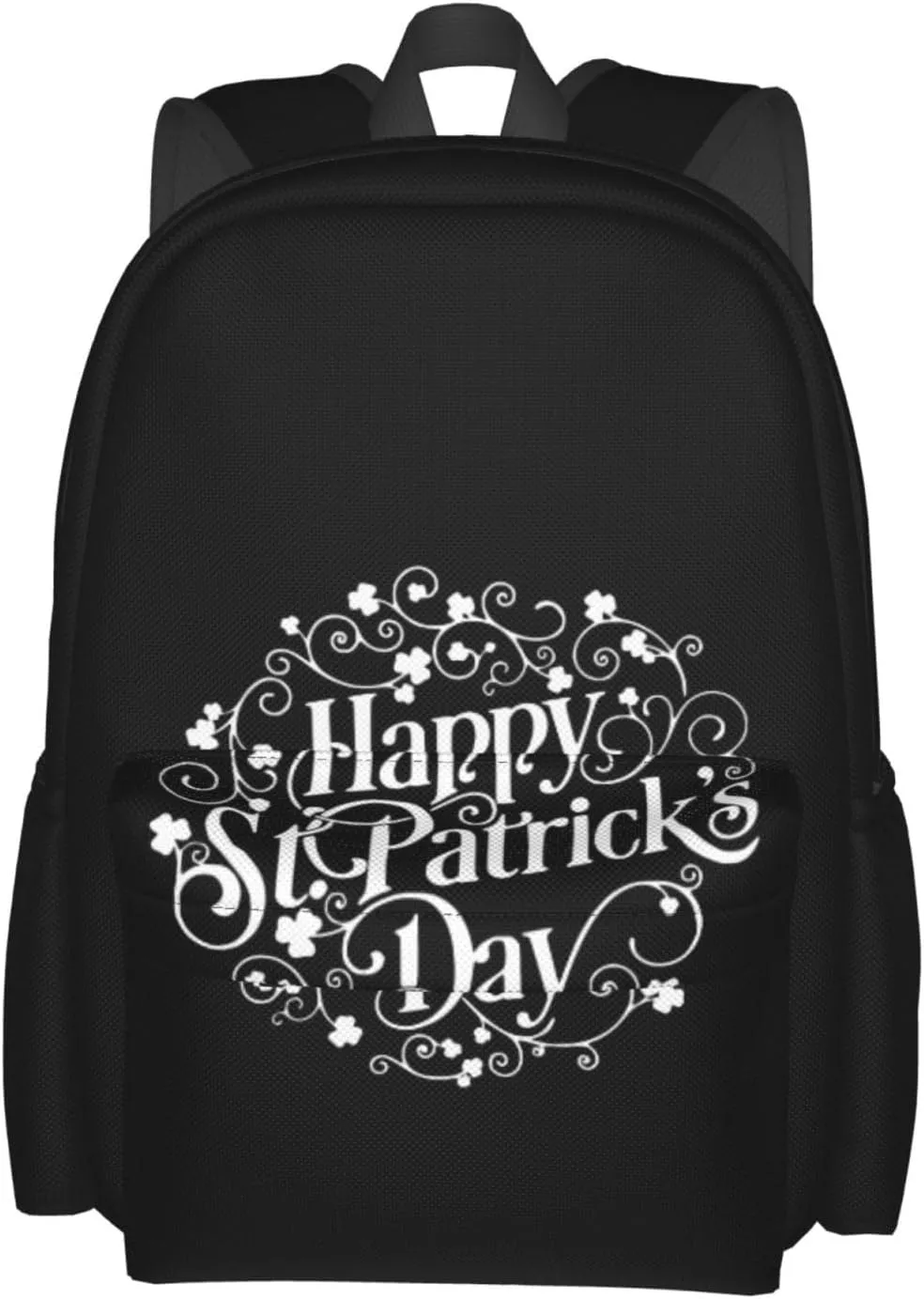 Happy Saint Patrick's Day Backpack Casual Laptop Backpack Large Capacity Double Shoulder Bag Travel Daypack For Women Men