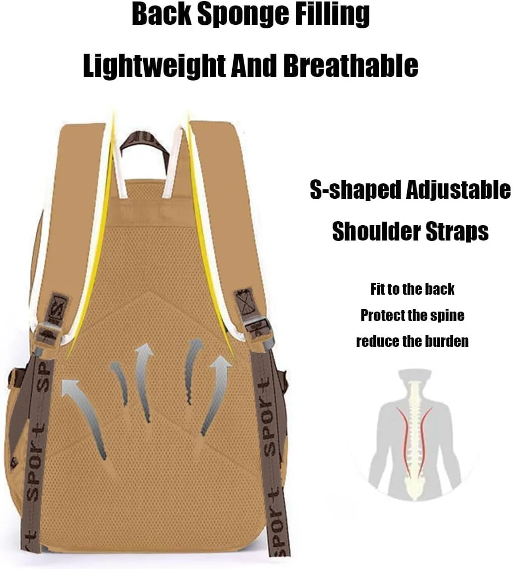 hibear Capybara Backpack,Cartoon Backpacks Funny Capybara Stuff Kawaii Backpack Stitch Bag Ita Bag Cute Laptop Bag