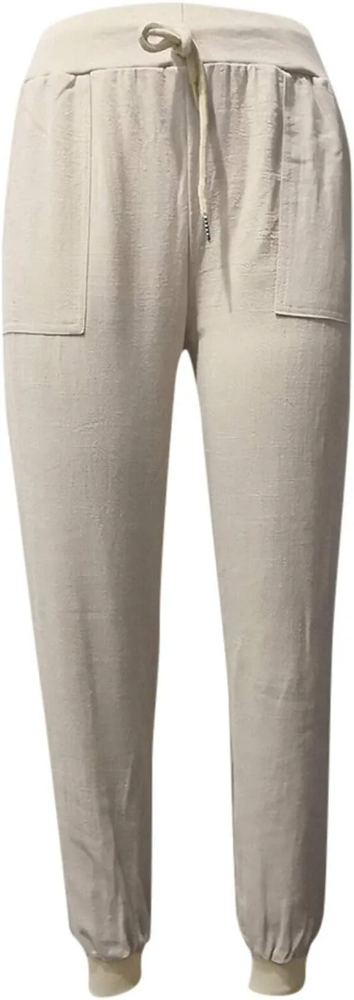 High Waisted Work Pants for Women Winter Elegantes Work Thermal with Pockets High Waisted Straight Leg