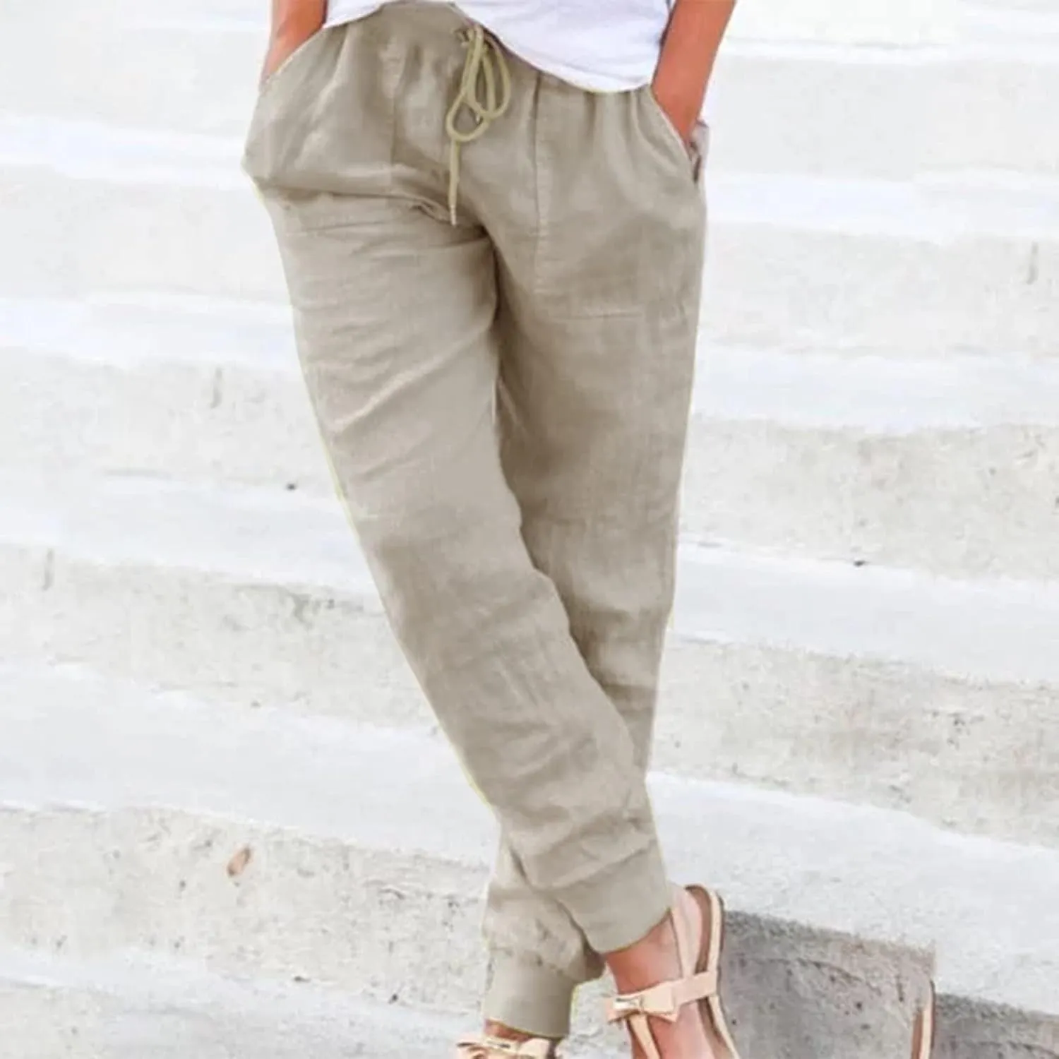 High Waisted Work Pants for Women Winter Elegantes Work Thermal with Pockets High Waisted Straight Leg