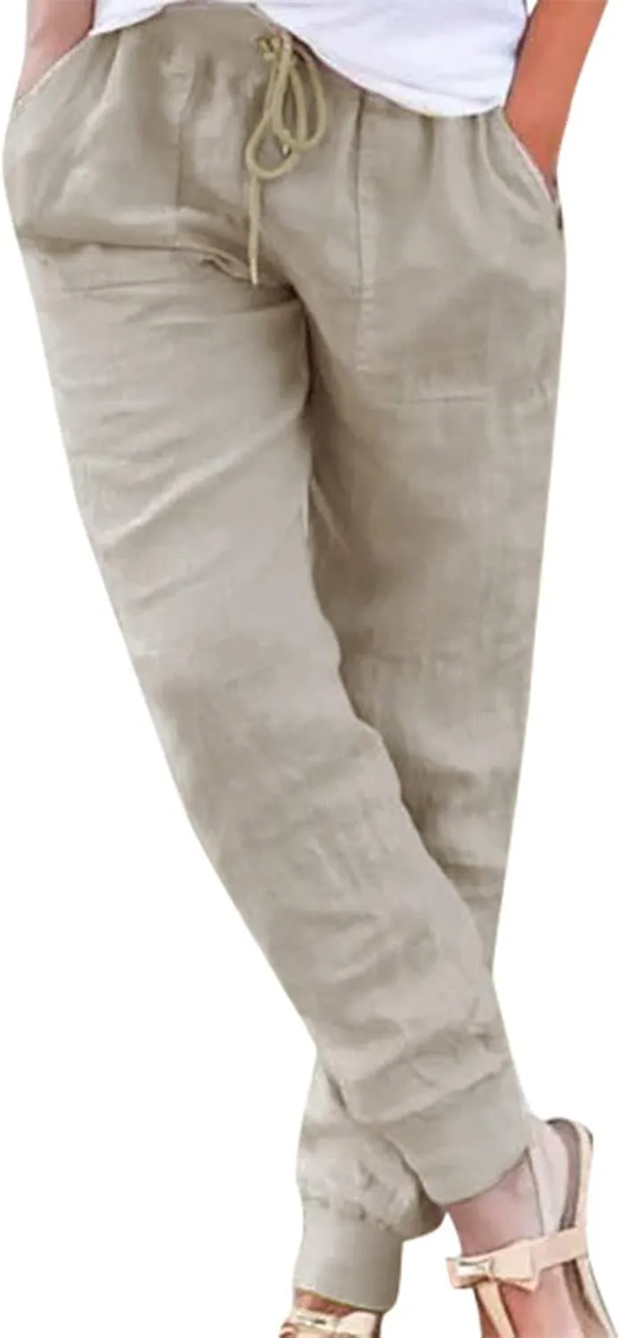 High Waisted Work Pants for Women Winter Elegantes Work Thermal with Pockets High Waisted Straight Leg