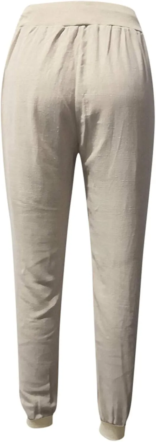 High Waisted Work Pants for Women Winter Elegantes Work Thermal with Pockets High Waisted Straight Leg