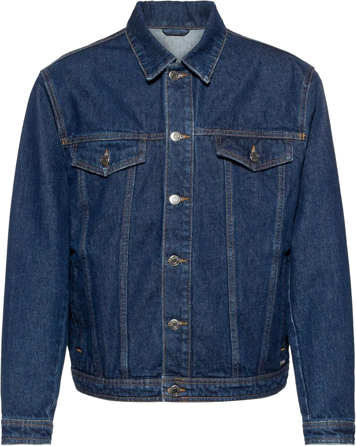 HUGO Boss Mens Denim Jacket, L, Blue