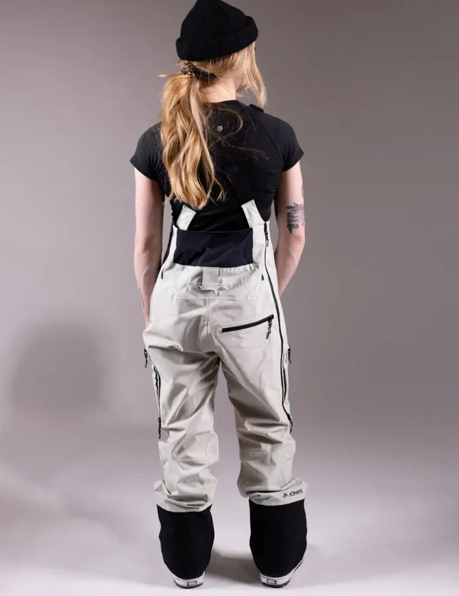 Jones Women's Mtn Surf Bib Pant 2025 | Smoke Grey