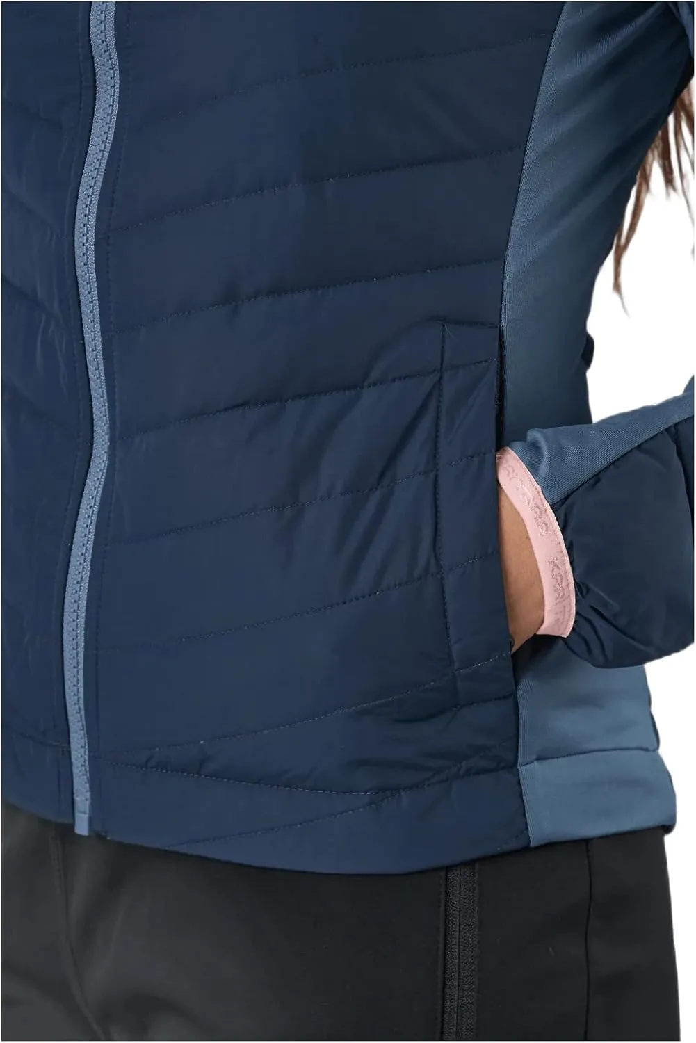 Kari Traa Eva Women's Lightweigh Down Jacket, Water-Resistant Down Sweater, Secure Hand Pockets, Front Zip Design