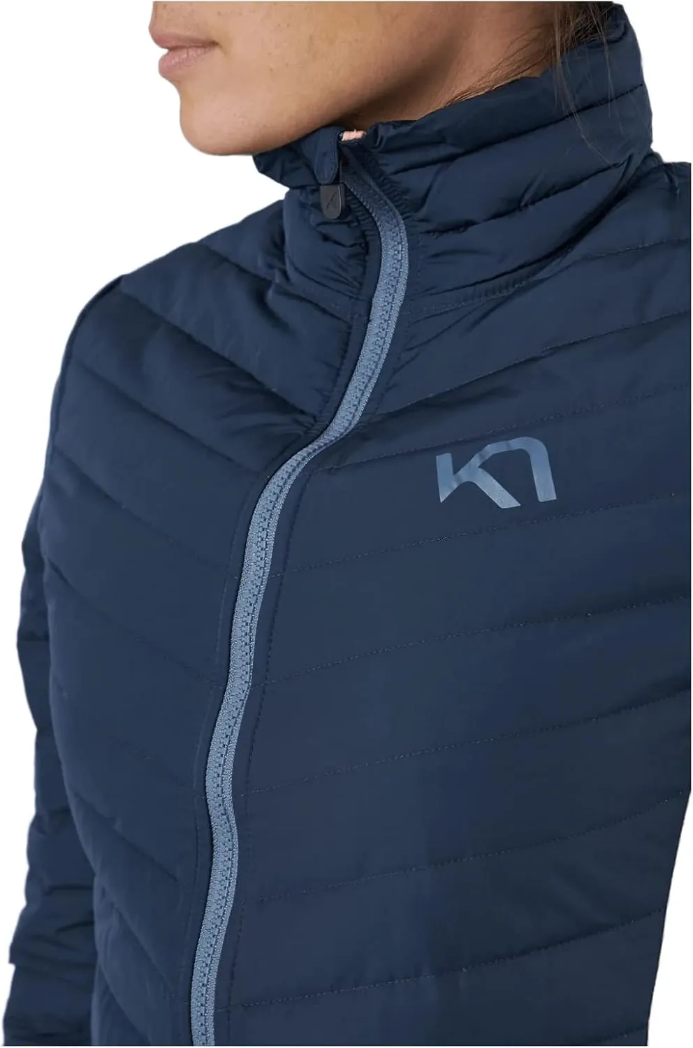 Kari Traa Eva Women's Lightweigh Down Jacket, Water-Resistant Down Sweater, Secure Hand Pockets, Front Zip Design