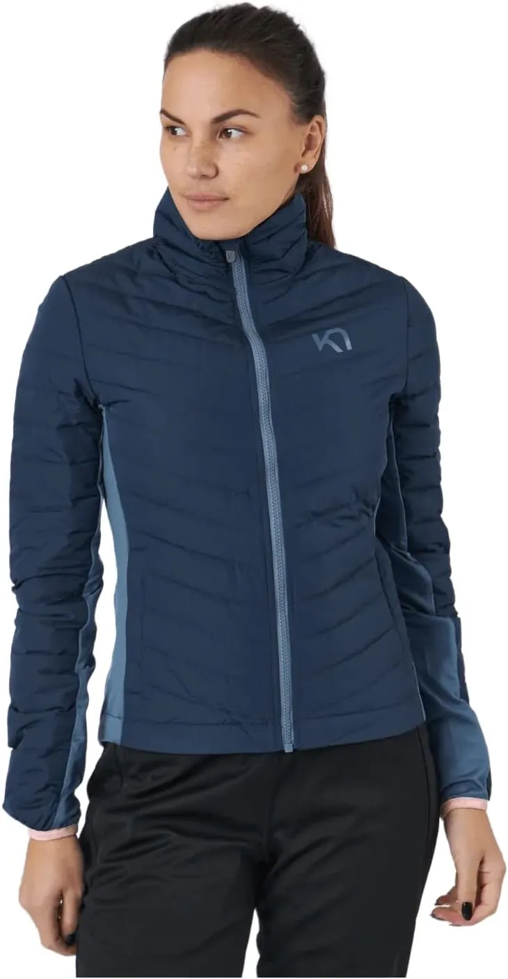 Kari Traa Eva Women's Lightweigh Down Jacket, Water-Resistant Down Sweater, Secure Hand Pockets, Front Zip Design