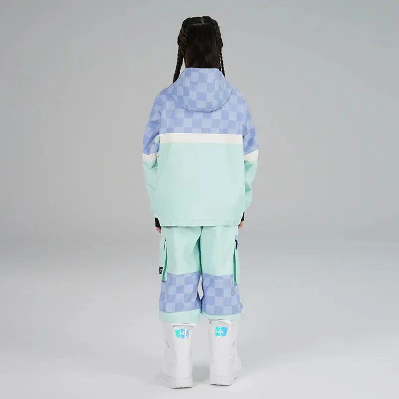 Kids' Hooded Insulated Snowboard Jacket and Snow Pants