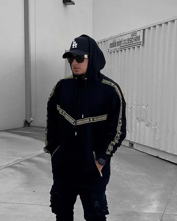 Last Kings Tut Taped Hoodie Black