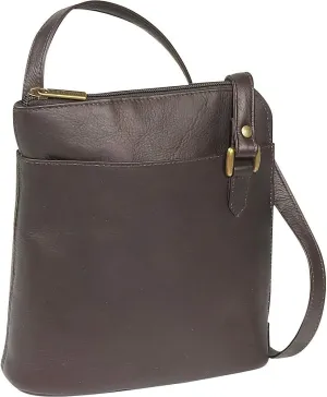 Le Donne Leather L-Zip Crossbody Shoulder Bag
