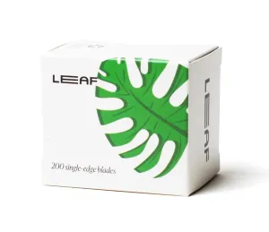 Leaf Single Edges Blades - 200 Blade Pack